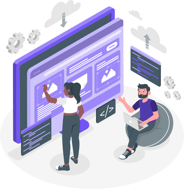 About us illustration for Instagram marketing with Buzoid